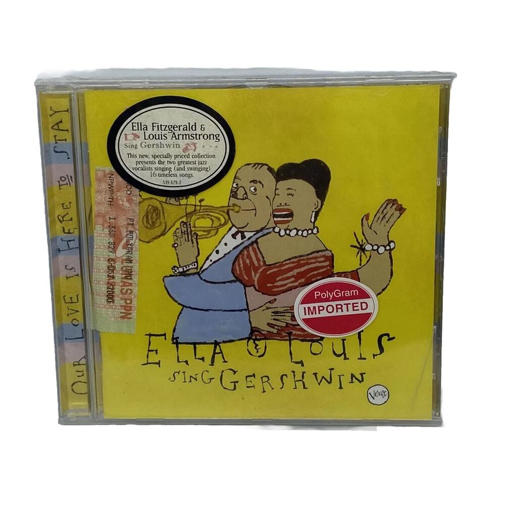 Ella Fitzgerald & Louis Armstrong Sing Gershwin CD 1998 Verve New Jazz Vocals